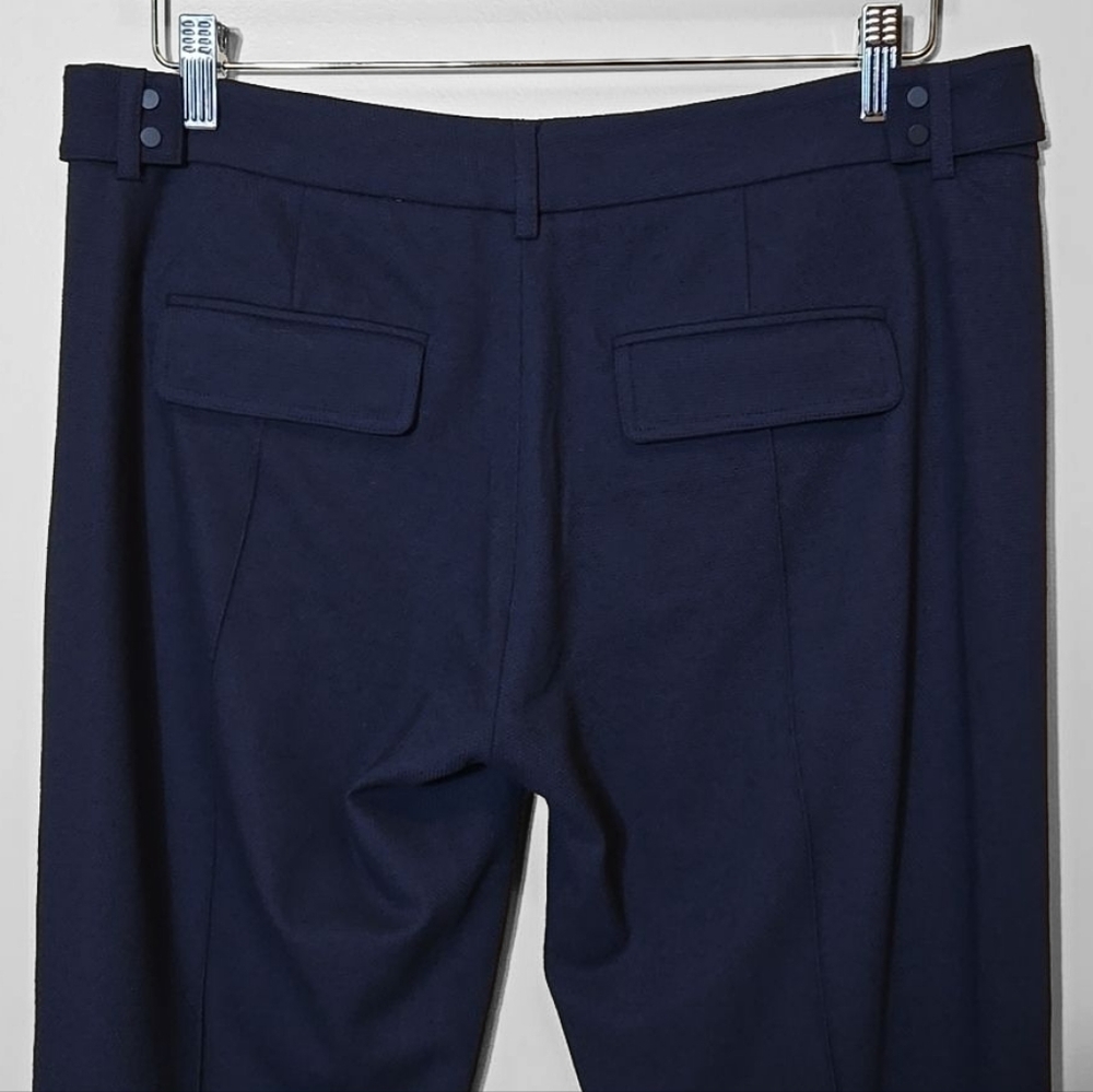 Vince Navy Wool Blend Crop Trouser Pant‎ Size 6 Coastal Workwear - Picture 10 of 15